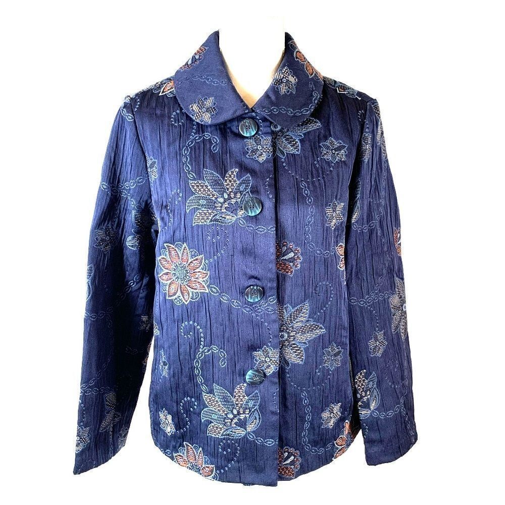 BFA Classics Navy Baby Collar Blazer